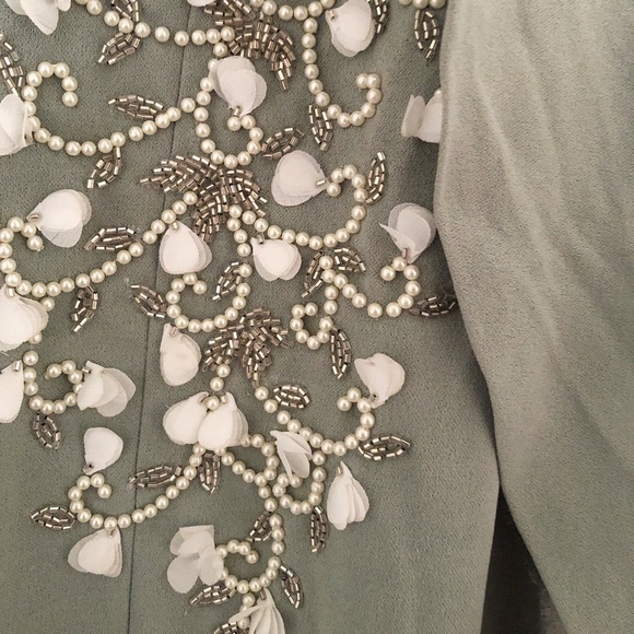 Sage long modest gown (NWOT) - Picture 6 of 13